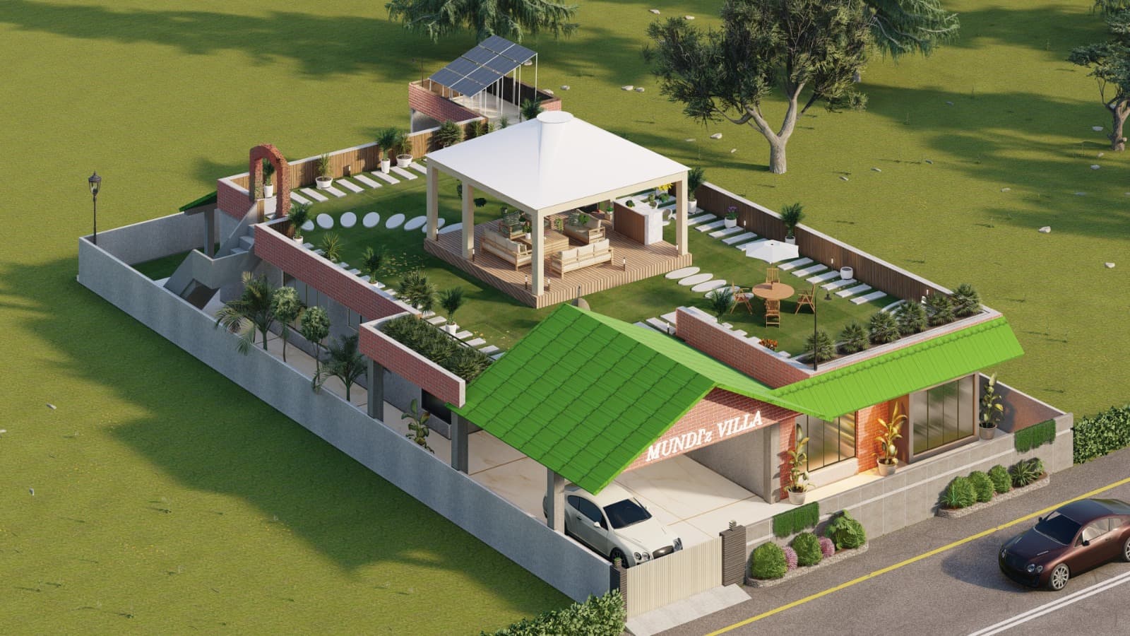 3D Exterior Elevation