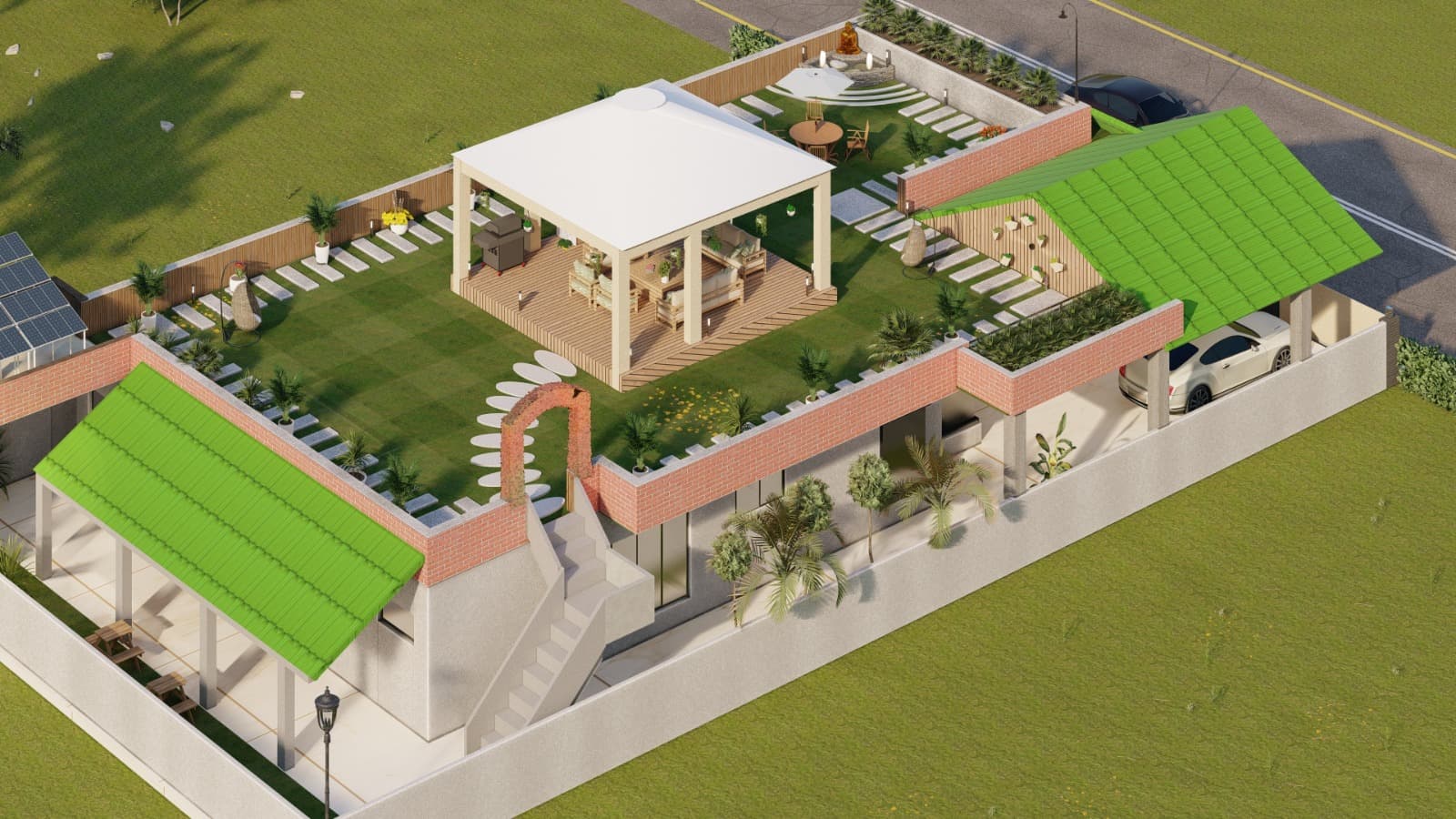 3D Exterior Elevation